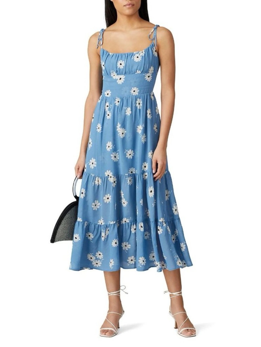 REFORMATION Chelsea Girl Kealy Midi Floral Print Dress